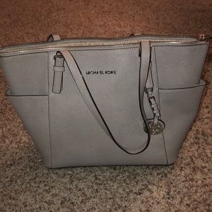 MK Grey Bucket Bag
